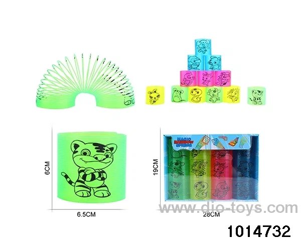 12pcs rainbow spring in box