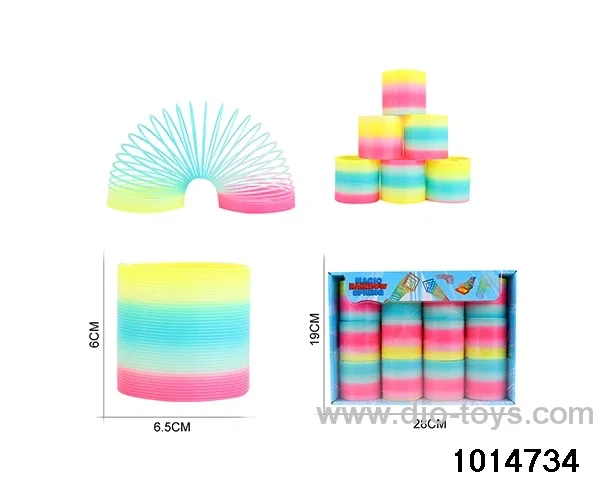 12pcs rainbow spring in box