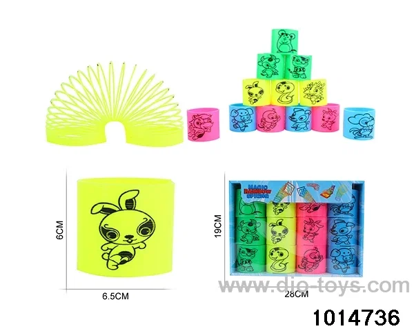 12pcs rainbow spring in box