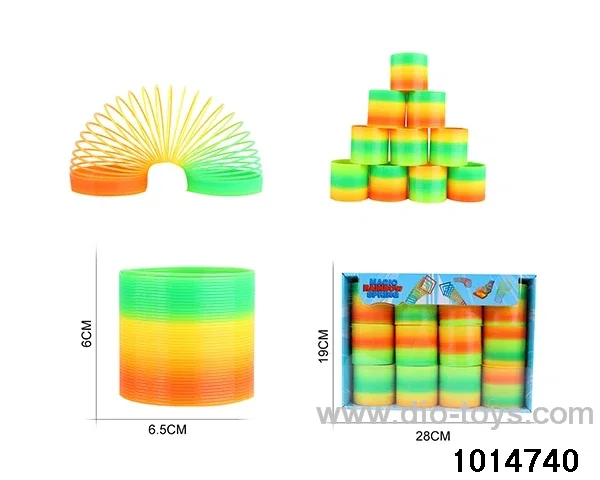 12pcs rainbow spring in box