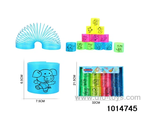 12pcs rainbow spring in box