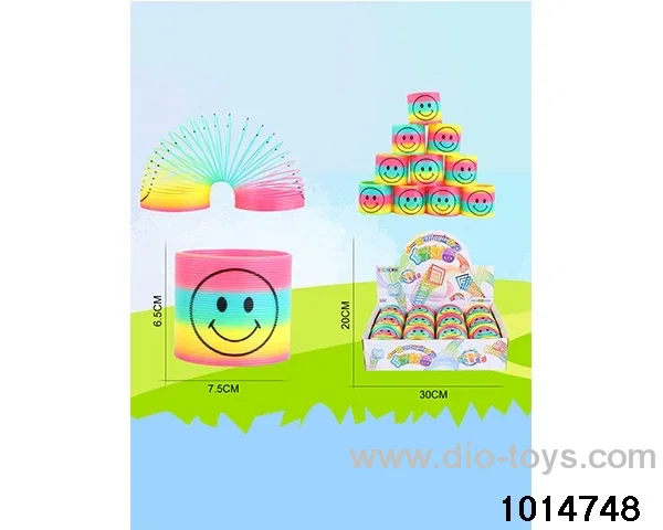12pcs rainbow spring in display box