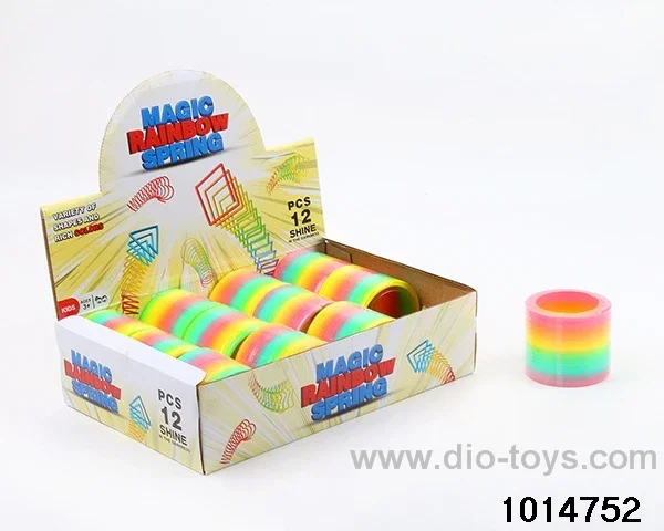 12pcs rainbow spring in display box