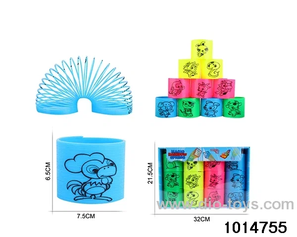 12pcs rainbow spring in box