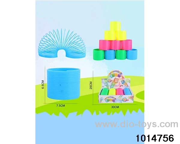 12pcs rainbow spring in display box