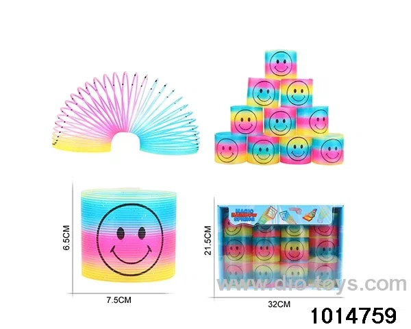 12pcs rainbow spring in box