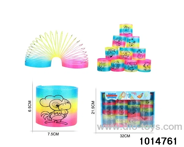 12pcs rainbow spring in box