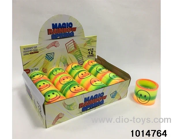 12pcs rainbow spring in display box