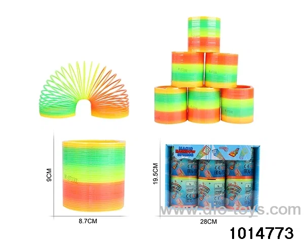6pcs rainbow spring in box
