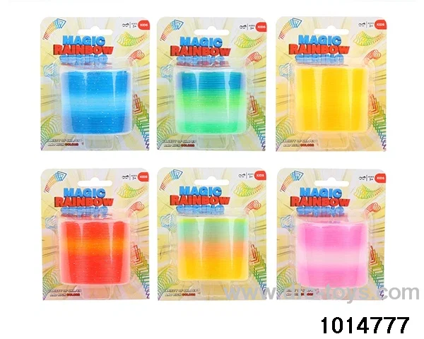 rainbow spring in Blister card