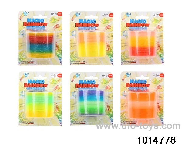 rainbow spring in Blister card