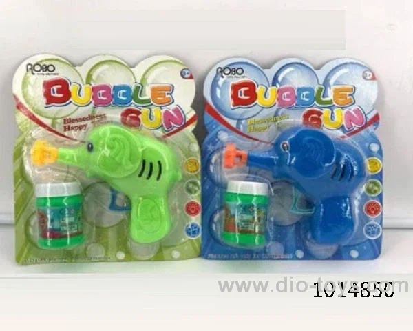 Bubble gun 2color mixed loading  in blister card