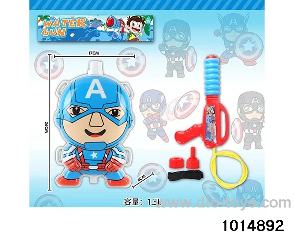 Backpack water gun in PP bag with header