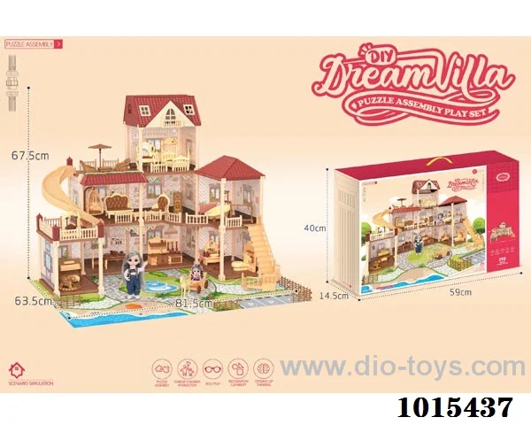 dream house set in  Hand box
