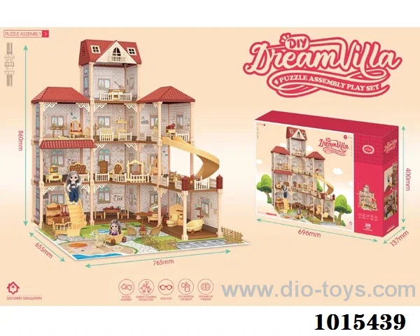 dream house set in Color box