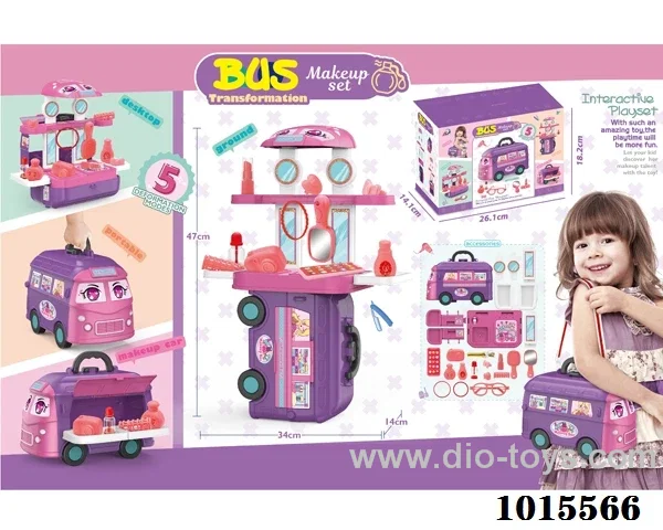 5 in 1  makeup set bus   in color box