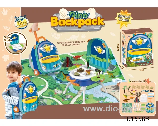 4 in 1 dinosaur set in color box