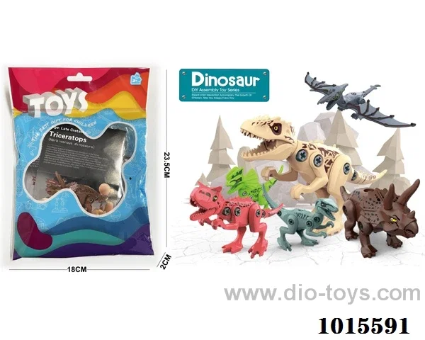 2pcs dinosaur 6sets mixed loading in Opp bag