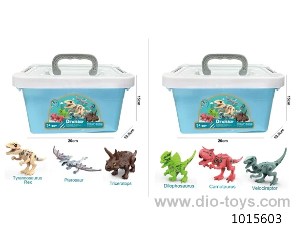 dinosaur 3 sets mixed loading in Barrel
