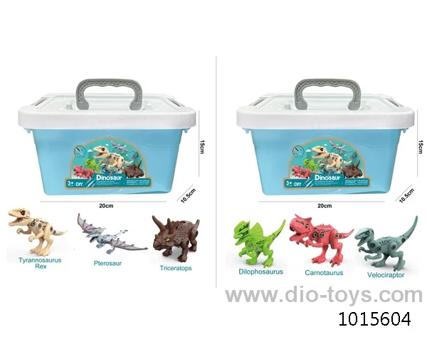 dinosaur 3 sets mixed loading in Barrel