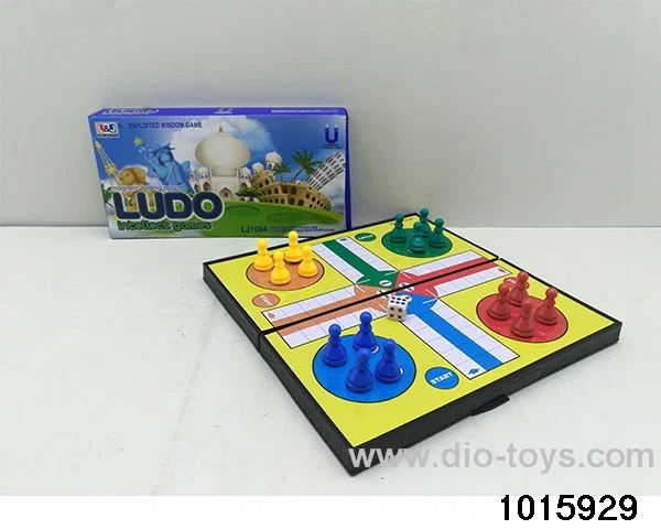 Magnetic eight-piece chess in color box