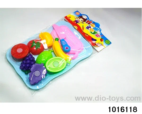 Fruit Cutter Toys in PP bag with header