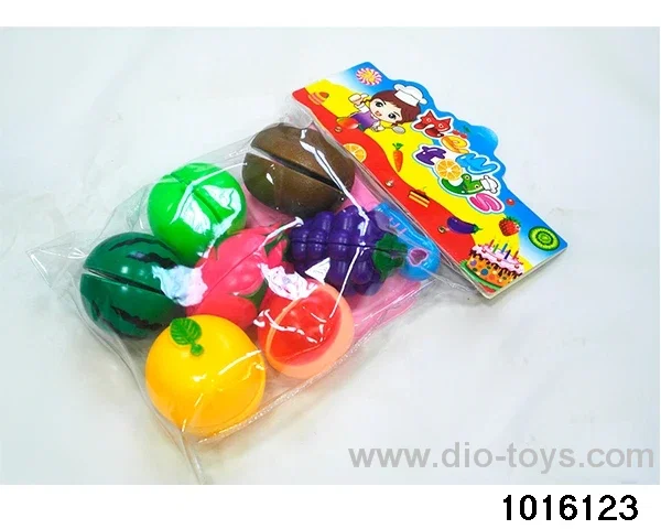 Fruit Cutter Toys in PP bag with header