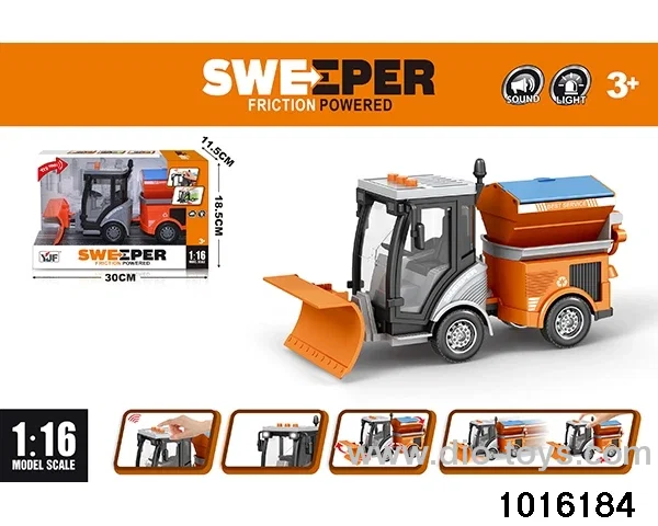 1:16 Snow pushers (orange) in display box