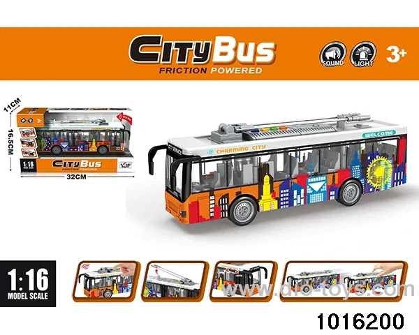 1:16 City tram tour bus  in display box