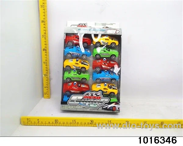 pull back car in color box