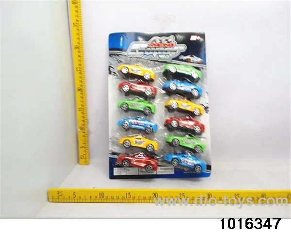 pull back car in Blister card