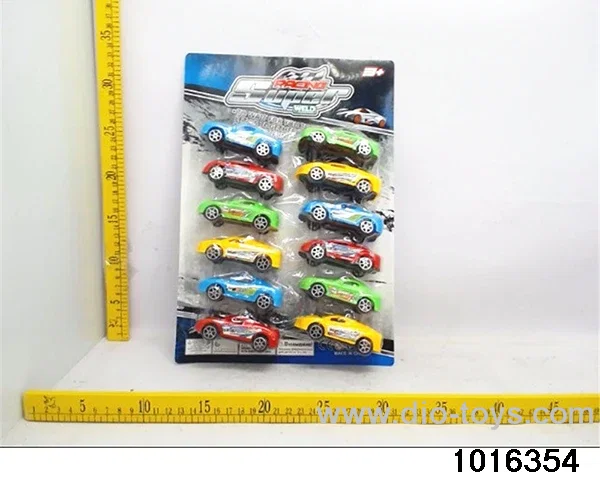 pull back car in Blister card