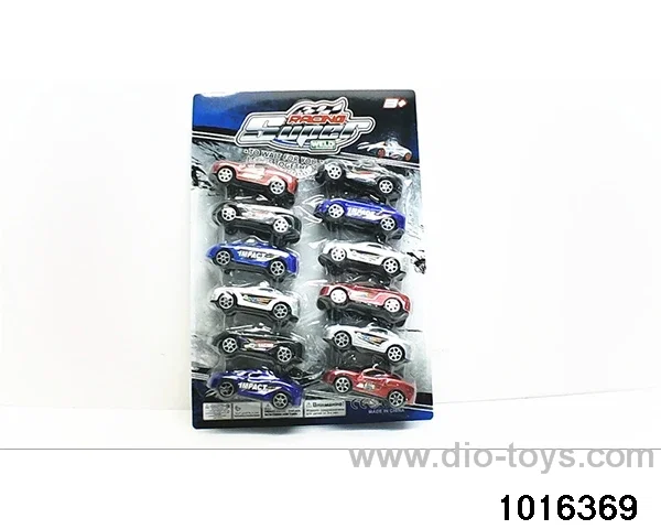 pull back car in Blister card