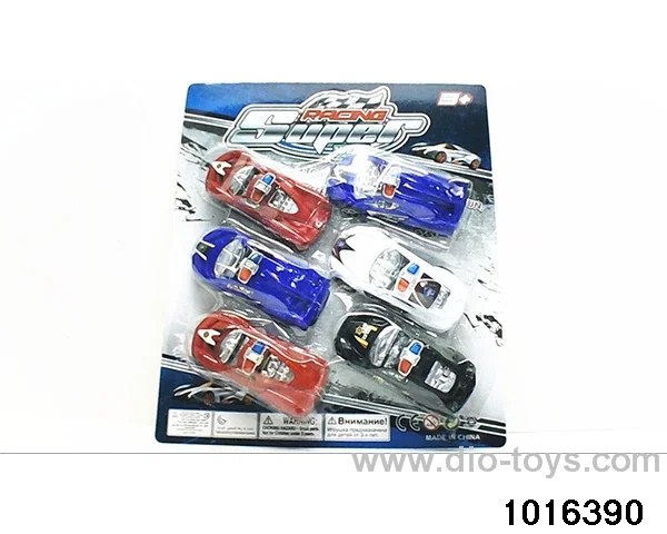 pull back car in Blister card