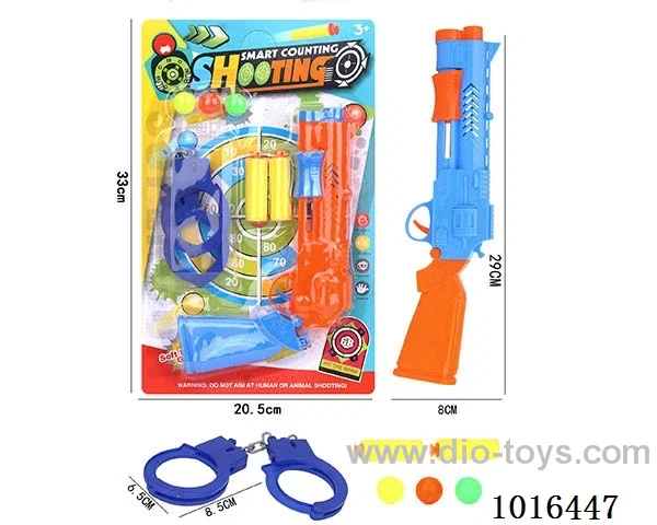 Ping-pong gun set in Blister card