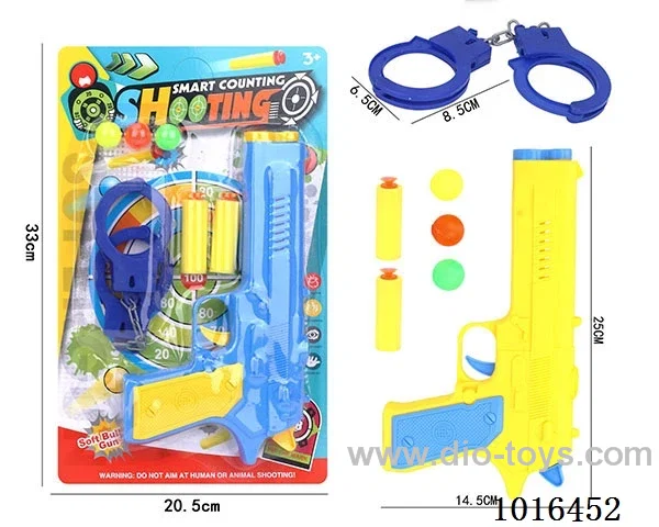 Ping-pong gun set in Blister card