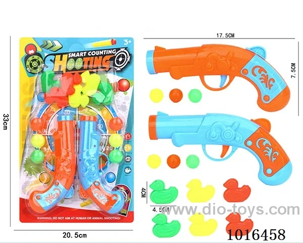 Ping-pong gun set in Blister card