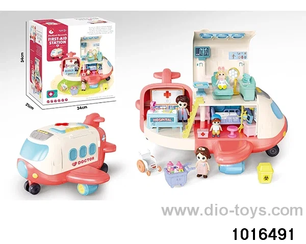 Taxiing music medical aircraft in color box