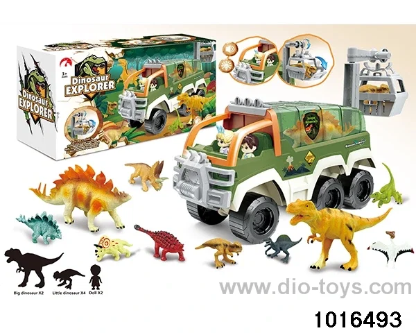 Gliding sound and light jungle car in color box