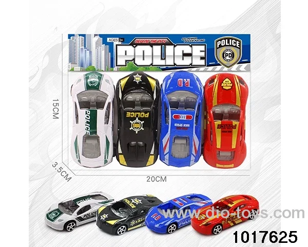 free wheel car set in PP bag with header