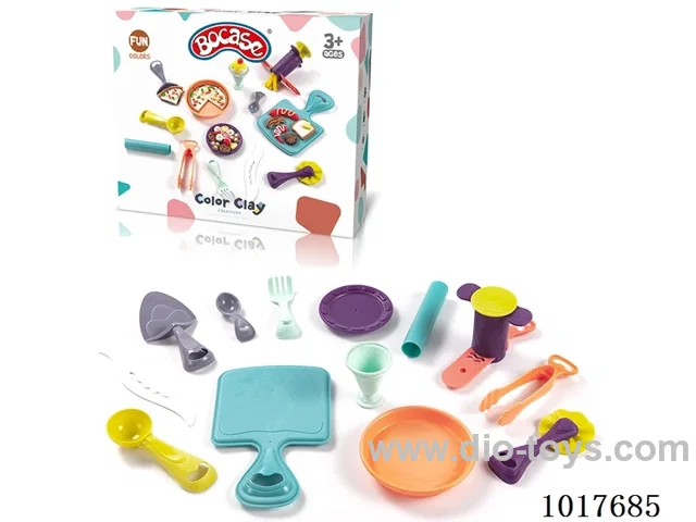 Color clay set (6 cans of 2 ounces) in color box