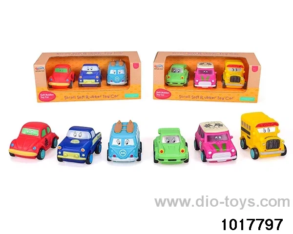 Enamel gliding car (2 models mixed) in display box