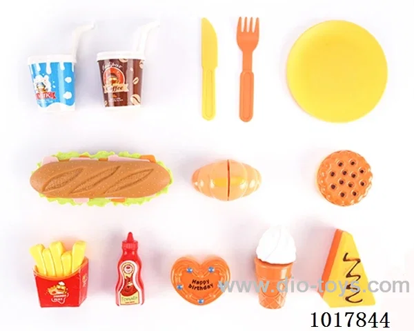 hamburger set in pp bag with header