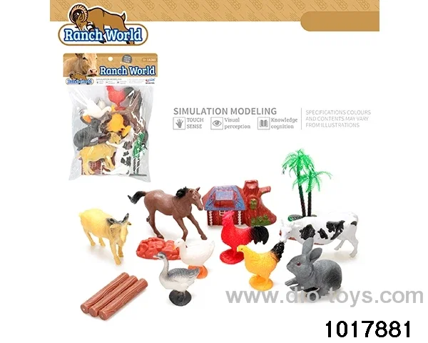 14pcs Farm Set in PP bag with header