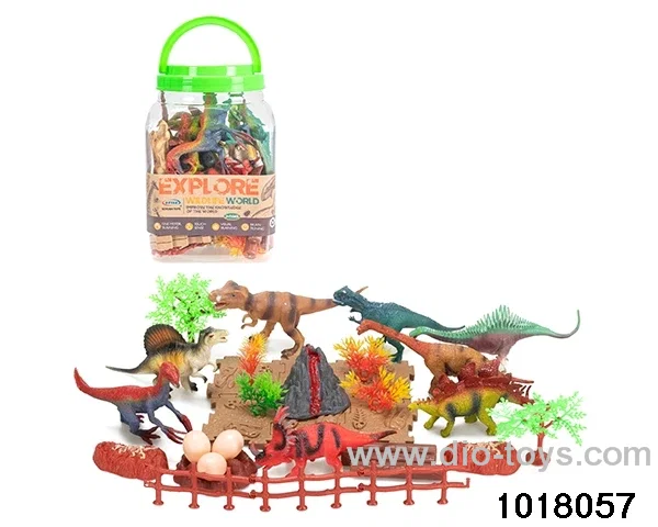 32pcs Dinosaur Set in Barrel