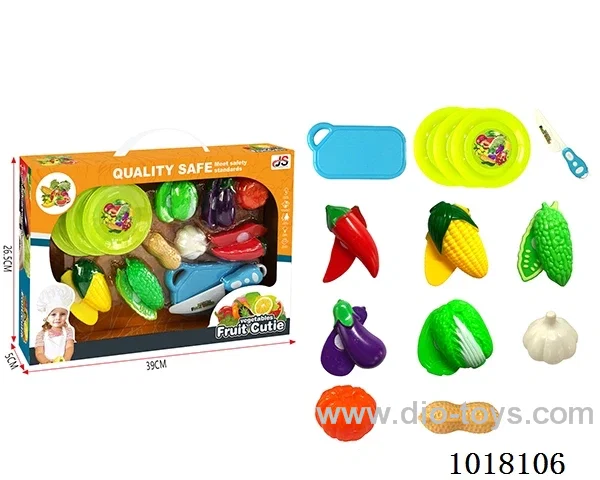 18pcs sliceable toy in Window box