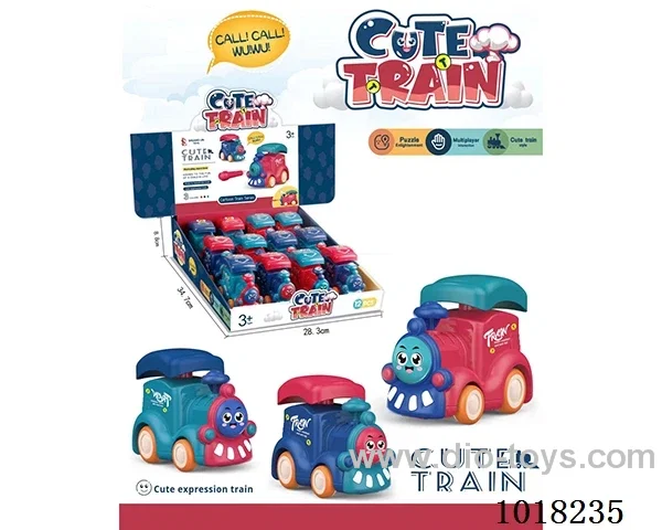 12pcs press train 3color mixed loading in display box