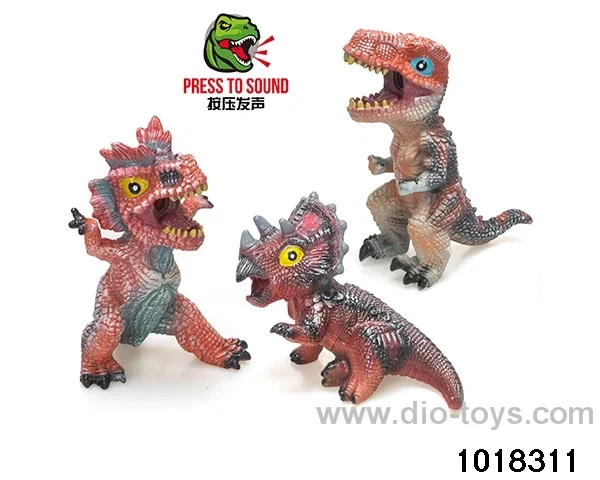 Cartoon dinosaur press sound in Hangtag