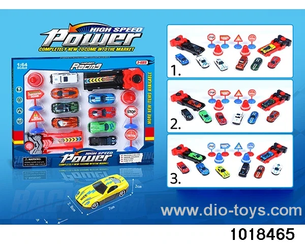 Sliding alloy car in window box