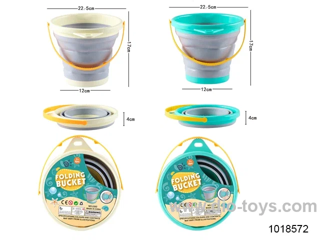 folded bucket in paper card